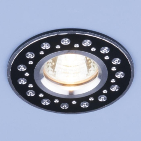 Алюминиевый точечный светильник 2008 MR16 BK черный