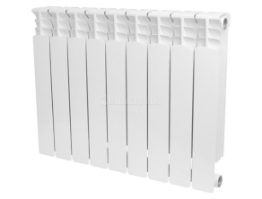 SRB-0310-050009 STOUT Space 500 9 секций радиатор биметаллический боковое подключение RAL9016