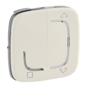 754734  Valena ALLURE MyHome Play Zigbee. Лицевая панель для радиоприемного выключателя,для приводов