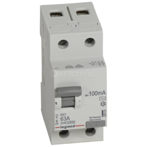 402030  RX3 ВДТ 100мА 63А 2П AC