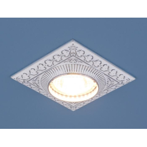 Точечный светильник для подвесных, натяжных и реечных потолков 4104 белый/хром (WH/CH)