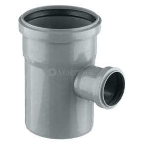 Тройник 87,5 град 110-50 вн,канализ(40) VALFEX