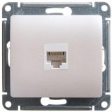 Механизм розетки комп. 1-м Glossa RJ45 CAT.5E перламутр SchE GSL000681K