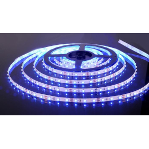 Светодиодная лента 3528/60 LED 4.8W IP20 [белая подложка] синий свет