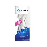 Удлинитель 3х5м ПВС 3х1 с заземл. Космос YKsm5m-3g-Z(K)