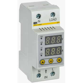 Реле напряжения и тока РНТ-д 1ф 36мм 63А KARAT IEK IVC21-1-63
