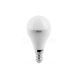 Лампа светодиодная 6.5Вт шар 2700К тепл. бел. E14 520лм 150-265В GAUSS 105101107