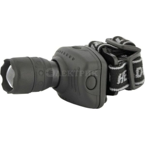 Фонарь налобный LED5354 (1Вт LED ZOOM 3 режима; 3хR03 сер.) Ultraflash 11549