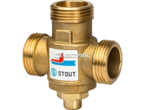 SVM-0050-327008 STOUT Термостатический смесительный клапан G 1"1/2M-G 1"1/2F-G 1"M   70°С