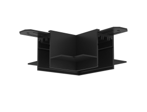 Коннектор L-образный потолок-потолок Denkirs Smart Hide TR2112-BK