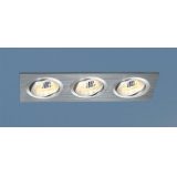 Алюминиевый точечный светильник 1011/3 CH (хром)