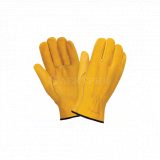 Перчатки кожанные желтые "Драйвер" RX 5003