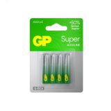 Батарейка алкалиновая GP Super Alkaline G-Tech 24А ААA - 4 шт. на блистере 1220 GP