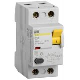 Выключатель дифференциального тока (УЗО) 2п 63А 300мА тип AC ВД1-63 ИЭК MDV10-2-063-300