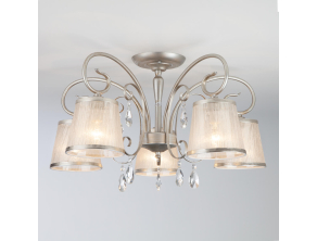 Потолочная люстра Eurosvet 60065/5 серебро