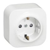782211  Розетка 2К+З без шторок  - 16 A - 250 В~ - Quteo IP 20 - Белый