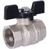 SVB-0012-000025 STOUT Кран шаровой стандартнопроходной, ВР/ВР, ручка бабочка 1"