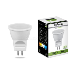 Лампа светодиодная LED 3вт 230в G5.3 MR11 белый (LB-271 6LED)
