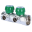 SMB 6852 011202 STOUT Коллектор распределительный 1", 2 отвода 1/2" плоское уплотнение