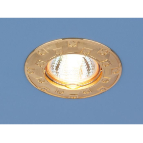 Точечный светильник для подвесных, натяжных и реечных потолков 7202 золото (G)