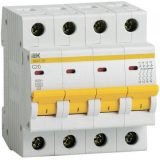 Выключатель автоматический модульный 4п C 20А 4.5кА ВА47-29 IEK MVA20-4-020-C