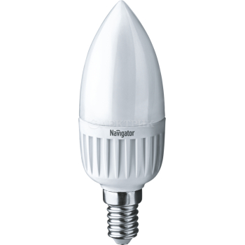 Лампа светодиодная 94 482 NLL-P-C37-5-230-4K-E14-FR 5Вт свеча 4000К нейтр. бел. E14 370лм 220-240В Navigator 94482