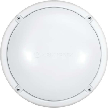 Светильник светодиодный 71 622 OBL-R1-7-4K-WH-IP65-LED-SNRV 7Вт 4000К IP65 (оптико-акустич. датчик)