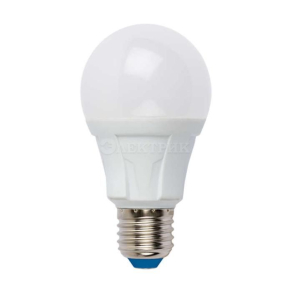 Лампа светодиодная LED-A60 8W/WW/E27/FR PLP01WH Яркая 8Вт грушевидная матовая 3000К тепл. бел. E27 (упак. картон) Uniel UL-00001522
