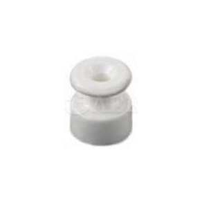 Изолятор для наружного монтажа керамика бел.(уп.50шт) Bironi B1-551-01-50