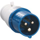 Вилка эл. каб. 32А 2P+PE 220В IP44 ССИ-023 ИЭК PSR01-032-3