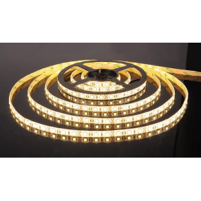 Светодиодная лента 5050/60 LED 14.4W IP65 [белая подложка] теплый белый свет