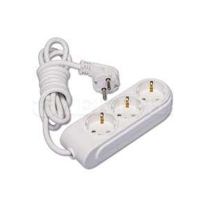 Удлинитель 3х7м с заземл. 16А IP20 защ. шторки Makel N3210073