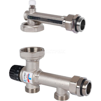 SDG-0120-005010 STOUT Насосно-смесительный узел с термостатическим клапаном 20-55°C, без насоса