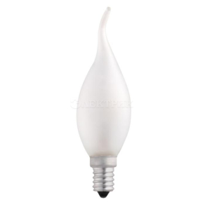 Лампа накаливания CT35 60W E14 frosted "Свеча на ветру" JazzWay 3321482