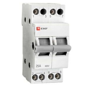 Переключатель трехпозиционный 2п 63А Basic EKF tps-2-63