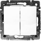 Механизм выключателя 2-кл. СП Valena 10А IP31 250В бел. Leg 774405