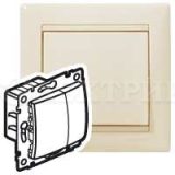 774162  Кнопочный светорегулятор - Valena - 40-400 Вт/40-400 ВА - слоновая кость