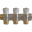 SMB 6852 011203 STOUT Коллектор распределительный 1", 3 отвода 1/2" плоское уплотнение
