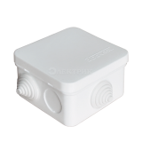 Коробка распр. ОП 75х75х45 (3 каб.ввод.) IP54 бел. ЭПП 220321