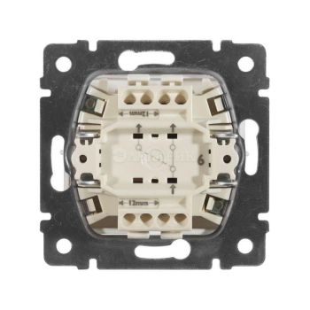 Механизм переключателя проходного на 2 направления 1-кл. СП Valena 10А IP31 250В алюм. Leg 770106