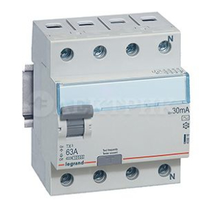 403008  Выключатель дифференциального тока TX³ - 4П - 25 А - тип AC - 30 мА - 4 модуля