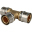 SFP-0006-323232 STOUT Тройник равнопроходный 32х32х32 для металлопластиковых труб прессовой