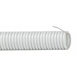 Труба гофрированная ПВХ d25мм с зондом сер. (уп.25м) ИЭК CTG20-25-K41-025I