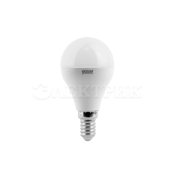 Лампа светодиодная LED Elementary Globe 6Вт E14 2700К Gauss LD53116