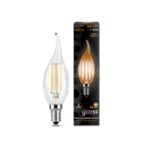 Лампа светодиодная Filament Свеча на ветру E14 5Вт 2700К GAUSS 104801105