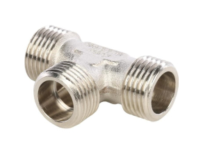 SFT-0018-121212 STOUT Тройник НН никелированный 1/2X1/2X1/2