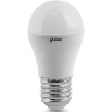 Лампа светодиодная Black 6.5Вт шар 4100К нейтр. бел. E27 550лм GAUSS 105102207