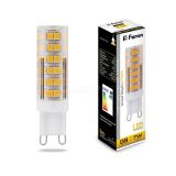 Лампа светодиодная LED 7вт 230в G9 теплый капсульная (LB-433)