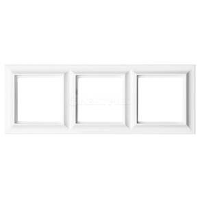 Jung Рамка 3-поста; Eco Profi Standart; термопласт; белый