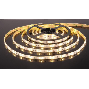 Светодиодная лента 5050/30 LED 7.2W IP65 [белая подложка] теплый белый свет